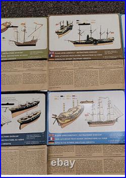 Lotof 6 Airfix Historical Ships Construction Kits Models Series 1 NOS New Sealed