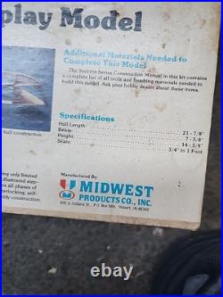 MAINE LOBSTER BOAT Wood Model Midwest Products #953 Open Box MAINE LOBSTER BOAT Wood Model Midwest Products #953 Open Box