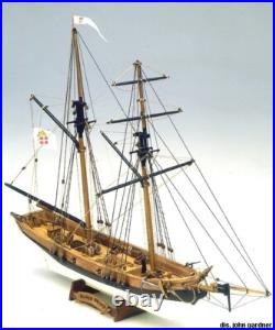 MAMOLI BLACK PRINCE Privateer 1775 Ben Franklin wood ship kit model NEW MIB