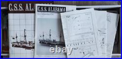 MAMOLI MV53 C. S. S. ALABAMA 1/120 SCALE Model Kit Great Condition FREE SHIPPING