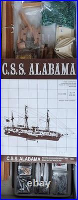 MAMOLI MV53 C. S. S. ALABAMA 1/120 SCALE Model Kit Great Condition FREE SHIPPING
