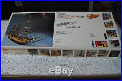 MANTUA USS CONSTITUTION WOOD SHIP MODEL KIT Art779 198 Scale