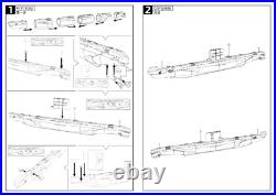 MRY-SFW 172 Model HMS A class Submarine Alliance Full Hull Segmented hull