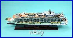 MS Allure of the Seas Oasis-class Wooden Cruise Ship Model 40.5 Scale 1350
