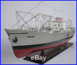 M. S. Kaubo Handcrafted Cargo Ship Model Scale 114