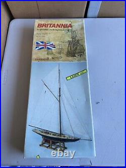 Mamoli Britannia Model Ship Kit British Regatta Yacht Scale 1/64 Italy Made