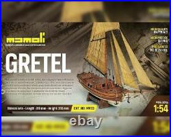 Mamoli MV33 Gretel Wood Plank-On-Frame Model Ship Kit Scale 1/54