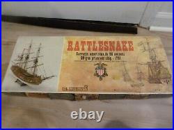 Mamoli MV36 1/64 Scale Rattlesnake American 18th Century Privateer model kit