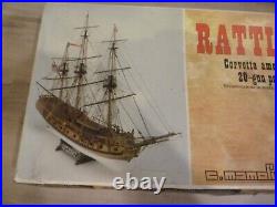 Mamoli MV36 1/64 Scale Rattlesnake American 18th Century Privateer model kit