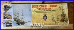 Mamoli U. S. S. CONSTITUTION Old Ironside Ship Model, Sealed Bags, Complete PoF
