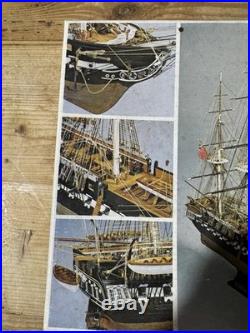 Mamoli U. S. S. CONSTITUTION Old Ironside Ship Model, Sealed Bags, Complete PoF