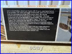 Mamoli U. S. S. CONSTITUTION Old Ironside Ship Model, Sealed Bags, Complete PoF