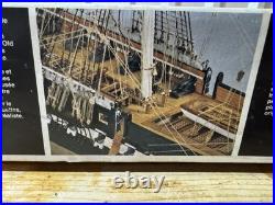 Mamoli U. S. S. CONSTITUTION Old Ironside Ship Model, Sealed Bags, Complete PoF