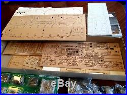 Mantua La Couronne wood model ship kit NIB Sc. 198 Laser cut