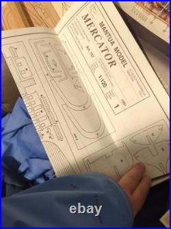 Mantua Model 1120 MERCATOR 757 Belgisch School Ship New Complete