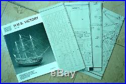 Mantua Panart #738 HMS Victory 178 Scale Wood Ship Model Kit em cr