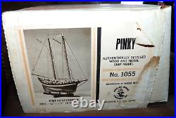 Marine Model Co. Pinky-stern Schooner #1055 1957 kit 1820-70 new in box VINTAGE