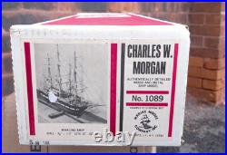 Marine Model Company No. 1089 Whale Ship Charles W Morgan OPENED BOX