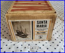Marine Model Ship Santa Maria Solid wood Hull No. 1106