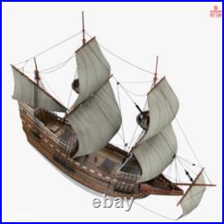 Mayflower 2016 Version Scale 1/48 31 Wood Model Ship Kit Sailboat Shicheng