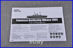 Merit 62004 1/200 Japanese Battleship Mikasa 1905 Military Ship Model Kit Free S