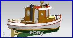 Micro Tug M2 118 273mm Wooden model ship kit RC model