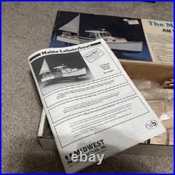 Midwest Products Co. Maine Lobster Boat #991 all-wood display model kit NIB