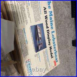 Midwest Products Co. Maine Lobster Boat #991 all-wood display model kit NIB