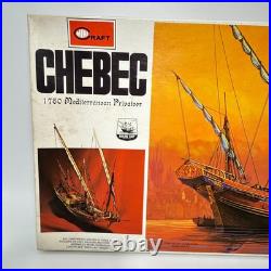MiniCraft Chebec 1780 Mediterranean Privateer 180 Scale Sailing Ship Model Kit