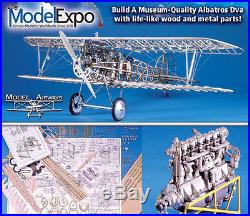 Model Airways Red Baron's Albatros 116 Wood/Metal Kit Save 46% + Ships Free