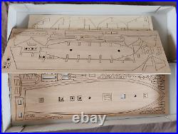 Model Boat Ship Panart Lynx 1812 Baltimore Schooner Laser cut Art. 745