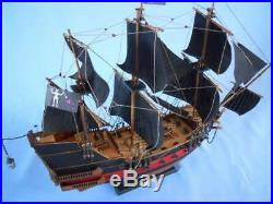 Model Ship Pirate Wooden Nautical Decor 24 Limited Edition Queen Anne's Revenge