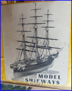 Model Shipways 1851 Flying Fish Clipper Ship 196 Wood Hull Model Kit Boat 1953