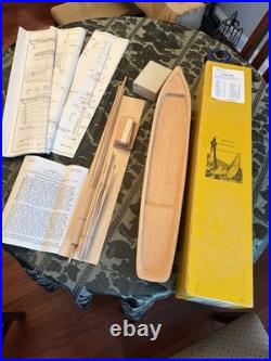 Model Shipways 1851 Flying Fish Clipper Ship 196 Wood Hull Model Kit Boat 1953
