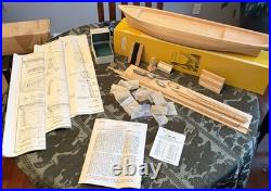 Model Shipways 1851 Flying Fish Clipper Ship 196 Wood Hull Model Kit Boat 1953