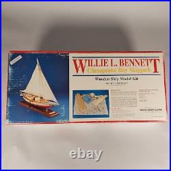 Model Shipways 1/32 Scale Willie L. Bennett P. O. F. Wood Ship Model Kit USA 1996