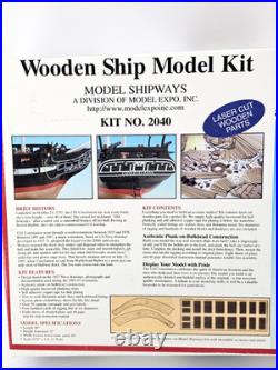 Model Shipways 2040 176 USS Constitution Wood Model Ship Kit