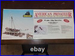 Model Shipways #2160 American Privateer Armed Virginia Sloop 1/48 Scale. Rb