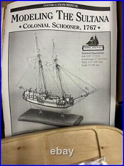 Model Shipways Colonial Schooner Sultana of 1767 wooden ship model kit