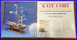 Model Shipways Kate Cory Whaling Brig 1856 Wooden Ship Kit 2031 Open Box Sealed