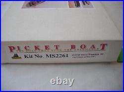 Model Shipways MS2261 USN Picket Boat, Laser Cut Wood, Ship Model Kit, 124 Scale