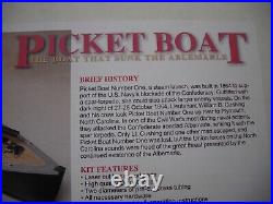Model Shipways MS2261 USN Picket Boat, Laser Cut Wood, Ship Model Kit, 124 Scale