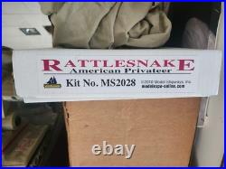 Model Shipways RATTLESNAKE US PRIVATEER 164 SCALE Model Shipways RATTLESNAKE US PRIVATEER 164 SCALE