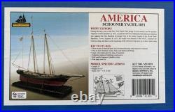 Model Shipways Yacht America Schooner 1851 New Ms2029 In Box Rare