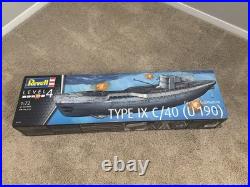 Model boat 1/72 REVELL Ref 05133 German Submarine Type IX C/40 (U 190)
