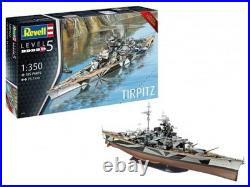 Model ship to assemble model kit BATTLESHIP TIRPITZ 1350