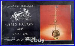 Modellismo Corel Sezione Maestra 198 Scale HMS Victory 1805 Model Ship Cutaway
