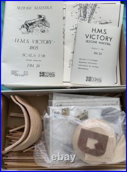 Modellismo Corel Sezione Maestra 198 Scale HMS Victory 1805 Model Ship Cutaway