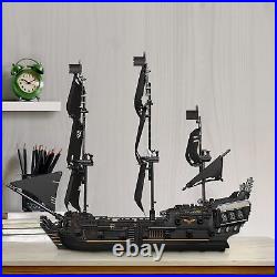 Mould King 13111 Pirates Ship Model Black Pearl Sailboat Building Blocks Kits