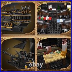 Mould King 13186 Pirates Ship Model Building Blocks Kits, MOC Large Black Pearl Mould King 13186 Pirates Ship Model Building Blocks Kits, MOC Large Black Pearl